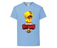 Футболка детская Бравл Старс Лион Уточка (Brawl Stars Lion Duck) светло голубая (BS libl-4) 140 см Футболка детская Бравл Старс Лион Уточка (Brawl Stars Lion Duck) светло голубая (BS libl-4) 140 см