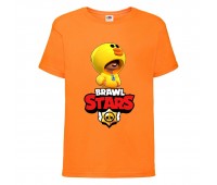 Футболка детская Бравл Старс Лион Уточка (Brawl Stars Lion Duck) оранжевый (BS or-5) 104 см Футболка детская Бравл Старс Лион Уточка (Brawl Stars Lion Duck) оранжевый (BS or-5) 104 см