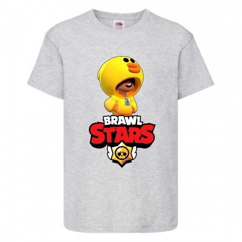 Футболка детская Бравл Старс Лион Уточка (Brawl Stars Lion Duck) серая (BS gr-5) 104 см Футболка детская Бравл Старс Лион Уточка (Brawl Stars Lion Duck) серая (BS gr-5) 104 см