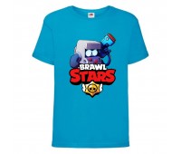 Футболка детская Бравл Старс 8-БИТ (Brawl Stars 8-BIT) голубая (BS blu-1) 104 см Футболка детская Бравл Старс 8-БИТ (Brawl Stars 8-BIT) голубая (BS blu-1) 104 см