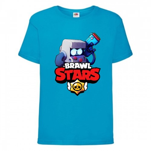 Футболка детская Бравл Старс 8-БИТ (Brawl Stars 8-BIT) голубая (BS blu-1) 104 см Футболка детская Бравл Старс 8-БИТ (Brawl Stars 8-BIT) голубая (BS blu-1) 104 см