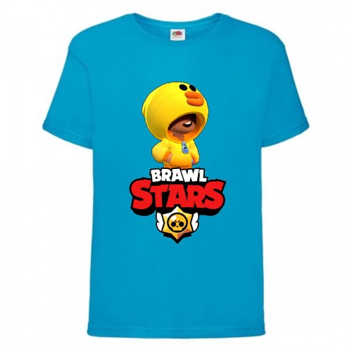 Футболка детская Бравл Старс Лион Уточка (Brawl Stars Lion Dack) голубая (BS blu-4) 104 см Футболка детская Бравл Старс Лион Уточка (Brawl Stars Lion Dack) голубая (BS blu-4) 104 см