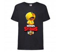 Футболка детская Бравл Старс Лион Уточка (Brawl Stars Lion Duck) черная (BS blc-5) 104 см Футболка детская Бравл Старс Лион Уточка (Brawl Stars Lion Duck) черная (BS blc-5) 104 см