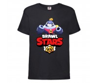 Футболка детская Бравл Старс Тик (Brawl Stars Tik) черная (BS blc-6) 104 см Футболка детская Бравл Старс Тик (Brawl Stars Tik) черная (BS blc-6) 104 см