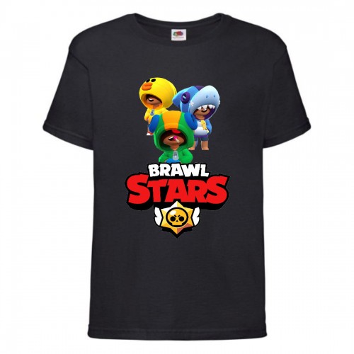 Футболка детская Бравл Старс Три Лиона (Brawl Stars 3 Lion) черная (BS blc-7) 104 см Футболка детская Бравл Старс Три Лиона (Brawl Stars 3 Lion) черная (BS blc-7) 104 см