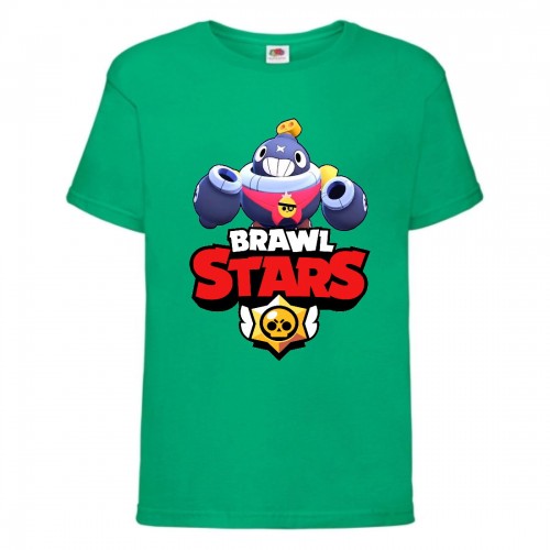 Футболка детская Бравл Старс Тик (Brawl Stars Tik) зеленая (BS grn-5) 104 см Футболка детская Бравл Старс Тик (Brawl Stars Tik) зеленая (BS grn-5) 104 см