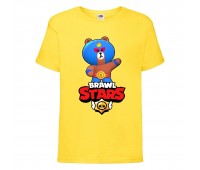 Футболка детская Бравл Старс Эль Браун (Brawl Stars El Brown) желтая (BS ElBro yel-1) 164 см Футболка детская Бравл Старс Эль Браун (Brawl Stars El Brown) желтая (BS ElBro yel-1) 164 см