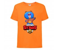 Футболка детская Бравл Старс Эль Браун (Brawl Stars El Brown) оранжевая (BS ElBro or-1) 164 см Футболка детская Бравл Старс Эль Браун (Brawl Stars El Brown) оранжевая (BS ElBro or-1) 164 см