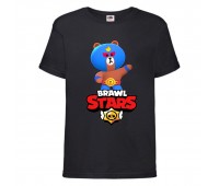 Футболка детская Бравл Старс Эль Браун (Brawl Stars El Brown) черная (BS ElBro blc-1) 116 см Футболка детская Бравл Старс Эль Браун (Brawl Stars El Brown) черная (BS ElBro blc-1) 116 см