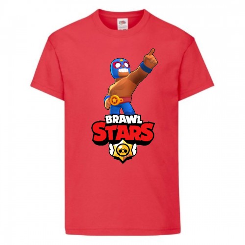 Футболка детская Бравл Старс Эль Примо (Brawl Stars El Primo) красная (BS ElPr rd-2) 152 см Футболка детская Бравл Старс Эль Примо (Brawl Stars El Primo) красная (BS ElPr rd-2) 152 см