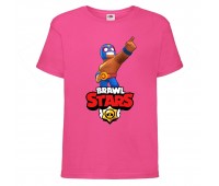 Футболка детская Бравл Старс Эль Примо (Brawl Stars El Primo) розовая (BS ElPr pinc-2) 164 см Футболка детская Бравл Старс Эль Примо (Brawl Stars El Primo) розовая (BS ElPr pinc-2) 164 см