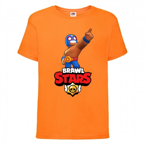 Футболка детская Бравл Старс Эль Примо (Brawl Stars El Primo) оранжевая (BS ElPr or-2) 164 см Футболка детская Бравл Старс Эль Примо (Brawl Stars El Primo) оранжевая (BS ElPr or-2) 164 см