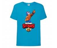 Футболка детская Бравл Старс Эль Примо (Brawl Stars El Primo) голубая (BS ElPr blu-2) 116 см Футболка детская Бравл Старс Эль Примо (Brawl Stars El Primo) голубая (BS ElPr blu-2) 116 см