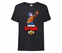 Футболка детская Бравл Старс Эль Примо (Brawl Stars El Primo ) черная (BS ElPr blc-2) Футболка детская Бравл Старс Эль Примо (Brawl Stars El Primo ) черная (BS ElPr blc-2)