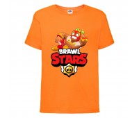 Футболка детская Бравл Старс Король Эль Примо (Brawl Stars El Primo King) оранжевая (BS ElKg or-3) 164 см Футболка детская Бравл Старс Король Эль Примо (Brawl Stars El Primo King) оранжевая (BS ElKg or-3) 164 см