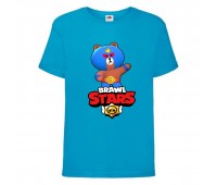 Футболка детская Бравл Старс Эль Браун (Brawl Stars El Brown) голубая (BS ElBro blu-1) 164 см Футболка детская Бравл Старс Эль Браун (Brawl Stars El Brown) голубая (BS ElBro blu-1) 164 см