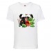 Футболка детская Энгри Бердс  (Angry Birds) белая (AB-allheroes-1 white) 152 см