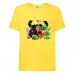 Футболка детская Энгри Бердс  (Angry Birds) желтая (AB-allheroes-1 yellow) 152 см