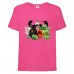Футболка детская Энгри Бердс  (Angry Birds) розовая (AB-allheroes-1 pink) 104 см