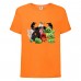 Футболка детская Энгри Бердс  (Angry Birds) оранжевая (AB-allheroes-1 orange) 104 см