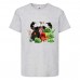 Футболка детская Энгри Бердс  (Angry Birds) серая (AB-allheroes-1 gray) 104 см