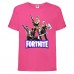 Футболка детская Фортнайт Heroes (Fortnite) розовая (FT-01) 164 см