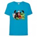Футболка детская Энгри Бердс  (Angry Birds) голубая (AB-allheroes-1 blue) 104 см