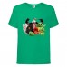 Футболка детская Энгри Бердс  (Angry Birds) зеленая (AB-allheroes-1 green) 104 см