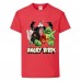Футболка детская Энгри Бердс  (Angry Birds) красная (AB-allheroes-2 red) 164 см