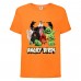 Футболка детская Энгри Бердс  (Angry Birds) оранжевая (AB-allheroes-2 orange) 152 см