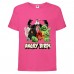 Футболка детская Энгри Бердс  (Angry Birds) розовая (AB-allheroes-2 pink) 152 см