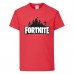 Футболка детская Фортнайт (Fortnite LOGO) красная (FT-02) 164 см