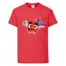 Футболка детская Энгри Бердс  (Angry Birds) красная (AB-chicks-red) 164 см
