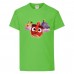 Футболка детская Энгри Бердс  (Angry Birds) светло-зеленая (AB-chicks-green) 152 см