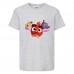 Футболка детская Энгри Бердс  (Angry Birds) серая (AB-chicks-gray) 164 см