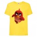 Футболка детская Энгри Бердс  (Angry Birds) желтая (AB-runner-yellow) 164 см