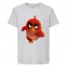 Футболка детская Энгри Бердс  (Angry Birds) серая (AB-runner-gray) 164 см