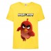 Футболка детская Энгри Бердс  (Angry Birds) желтая (AB-runner-2 yellow) 152 см