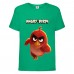 Футболка детская Энгри Бердс  (Angry Birds) зеленый (AB-runner-2 green) 140 см