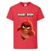 Футболка детская Энгри Бердс  (Angry Birds) красная (AB-runner-2 red) 140 см
