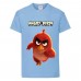 Футболка детская Энгри Бердс  (Angry Birds) светло-голубой (AB-runner-2 blue) 152 см