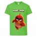 Футболка детская Энгри Бердс  (Angry Birds) светло-зеленая (AB-runner-2 green) 164 см