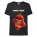 Футболка детская Энгри Бердс  (Angry Birds) черная (AB-runner-2 black) 116 см