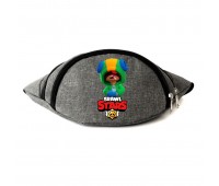 Сумка Бананка на пояс Бравл Старс Леон Хамелеон (BS-012) Cappuccino Toys