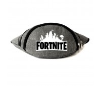 Сумка Бананка Фортнайт на пояс Cappuccino Toys Fortnite LOGO серая