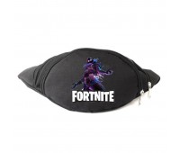 Сумка Бананка Фортнайт на пояс Cappuccino Toys Fortnite Ледяной ворон черная