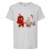 Футболка детская Энгри Бердс  (Angry Birds) серая (AB-red&matilda-gray) 116 см