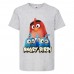 Футболка детская Энгри Бердс  (Angry Birds) серая (AB-red&chicks-gray) 116 см