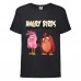 Футболка детская Энгри Бердс  (Angry Birds) черная (AB-red&bird-black) 152 см
