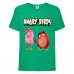 Футболка детская Энгри Бердс  (Angry Birds) зеленая (AB-red&bird-green) 152 см